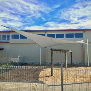 Hyperbolic Shadetec wire edge sail