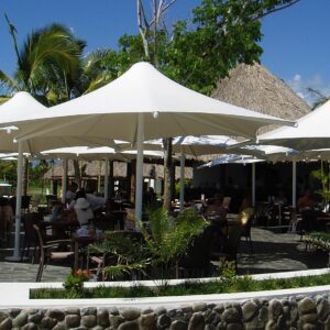 SkySpan umbrella at Sofitel resort, Fiji