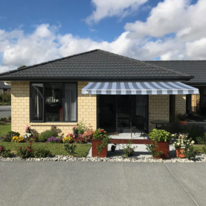 Monobloc 4m x3m Awning over house entrance