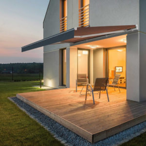 Horizon Monobloc 3m x 2m awning over back deck