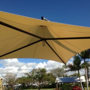 skyspan umbrella from underneath